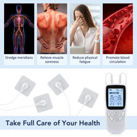 Dual-Channel TENS & EMS Muscle Stimulator for Pain Relief