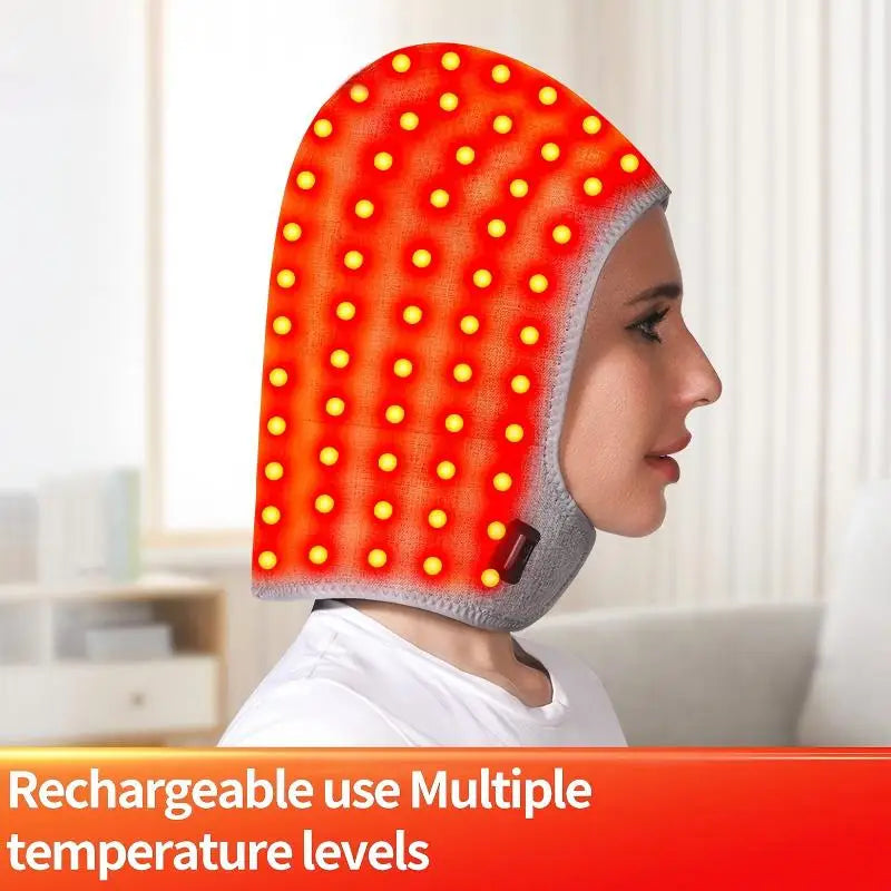 Red Light Therapy Heating Hat for Head and Neck Pain Relief - 3