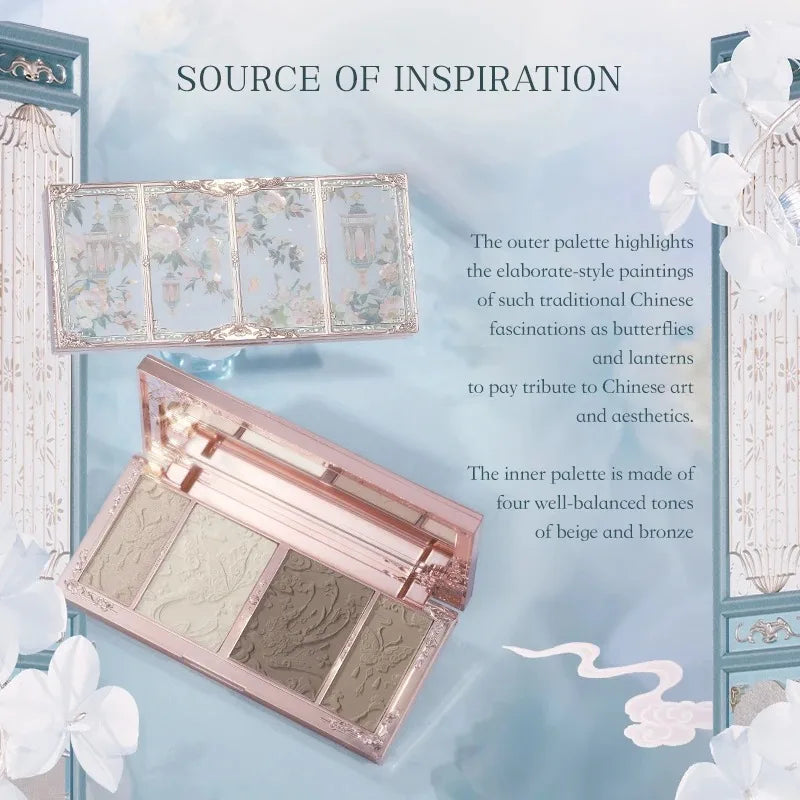 Embossed Face Contouring and Highlighter Palette - 3