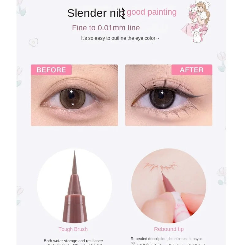 Long-Lasting Waterproof Liquid Eyeliner Pencil - 3