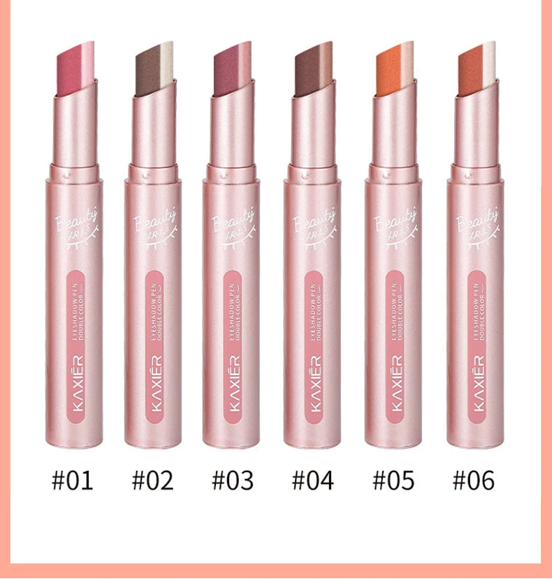 Waterproof Dual-Color Gradient Eyeshadow Stick - 12