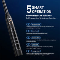 Rechargeable Sonic Electric Toothbrush with 8 Brush Heads