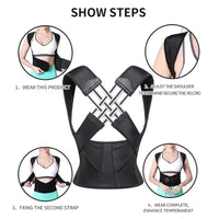 Adjustable Back Posture Corrector Brace