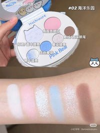 6-Color Matte Eyeshadow Palette for Natural Daily Makeup