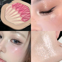 Shimmering Dual-Tone Highlighting Blush Palette