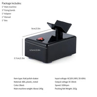 Electric Nail Polish and Tattoo Ink Shaker Mixer