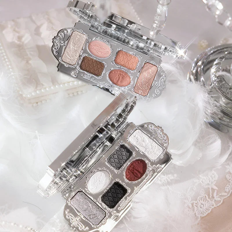 6-Color Swan Ballet Eyeshadow Palette - 2