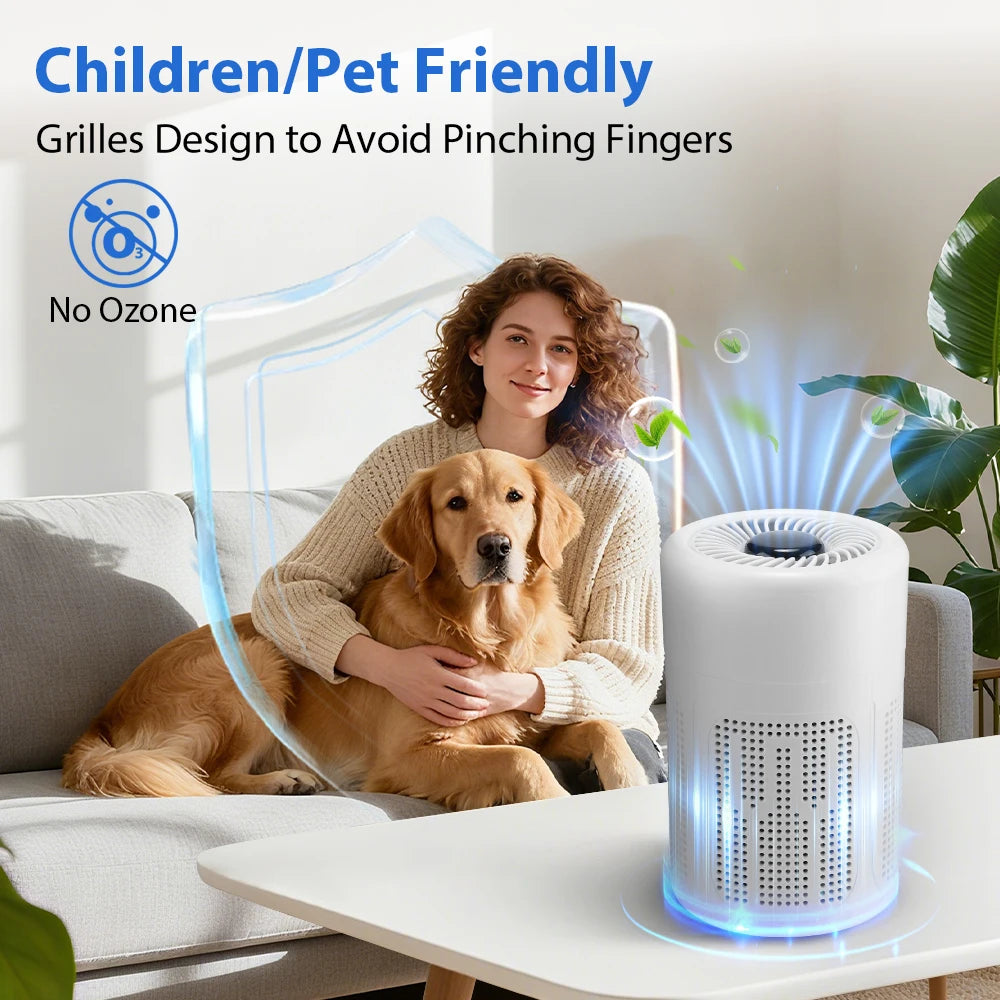 Portable Desktop HEPA Air Purifier for Home and Office - 6