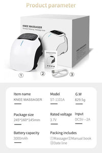 Portable Heated Knee Massager for Joint Pain Relief