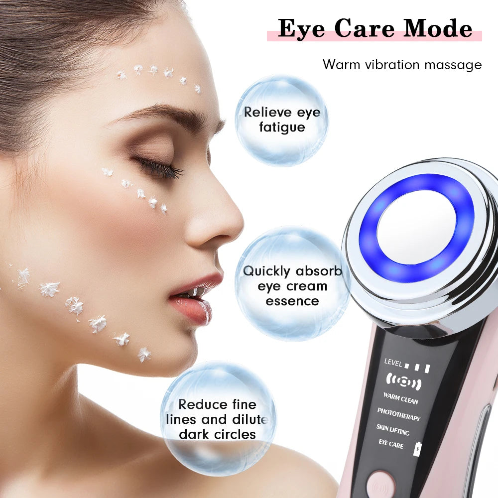 5-in-1 LED Facial Rejuvenation and Lifting Massager - 4