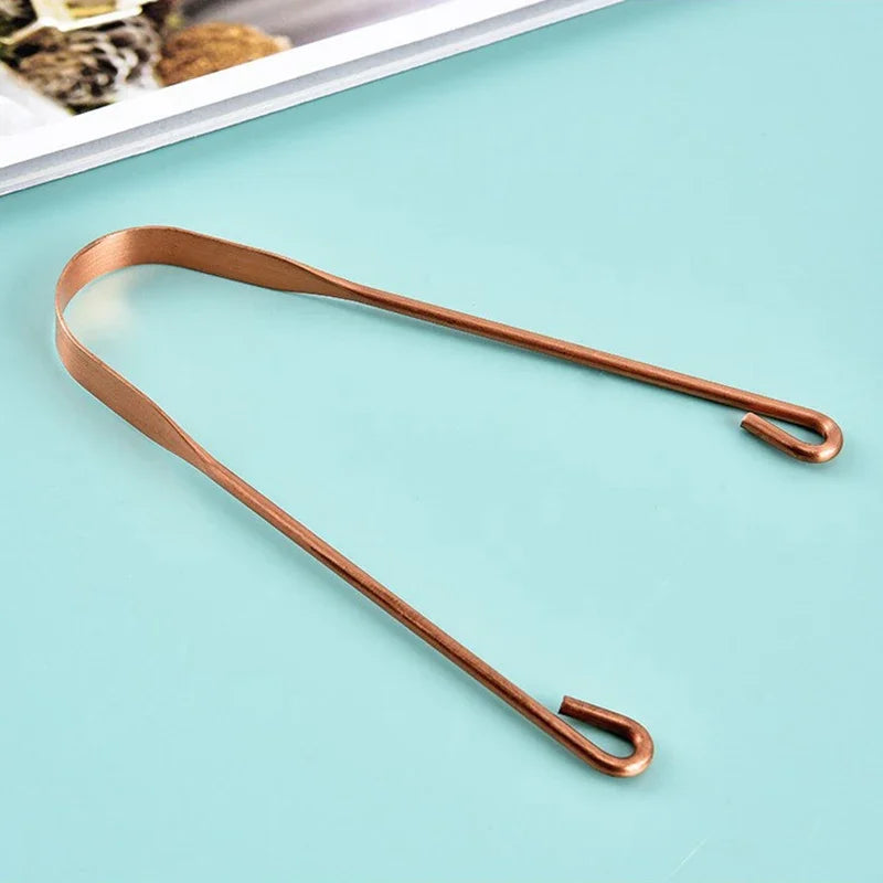 Professional Metal Tongue Scraper for Fresh Breath - 2