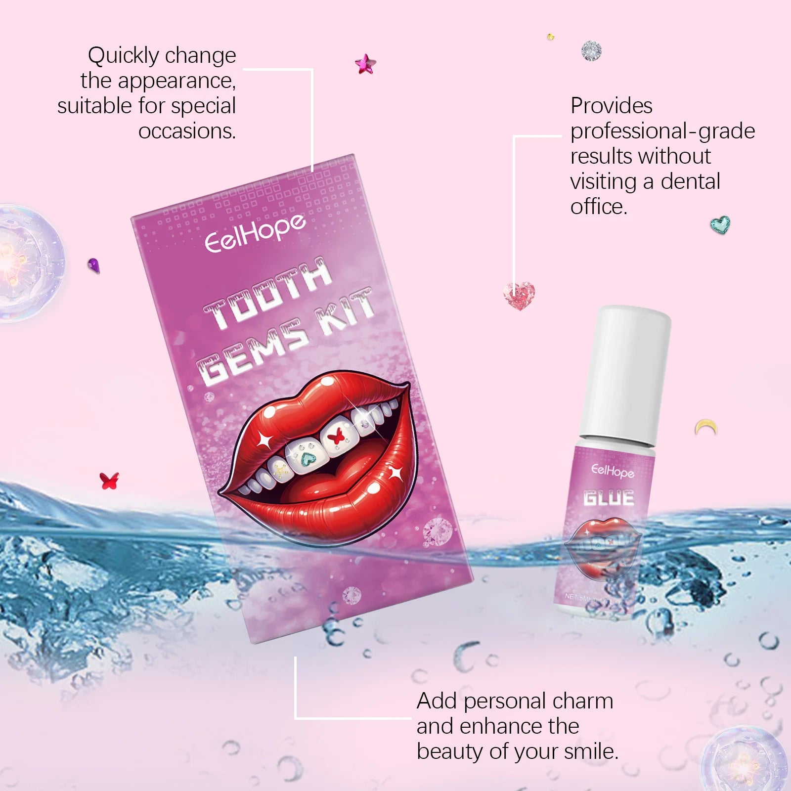 Professional DIY Tooth Gem Kit for Dazzling Smile - 4
