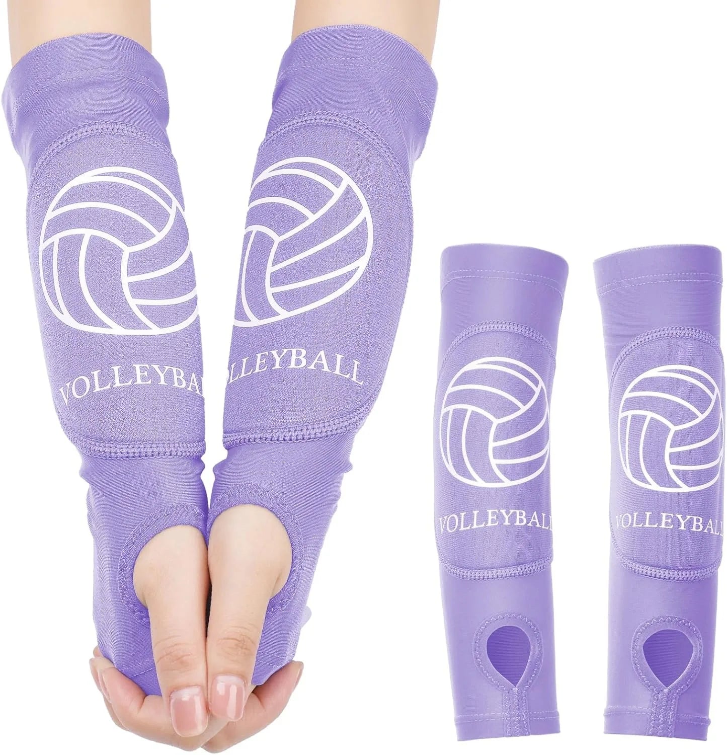 Protective Padded Volleyball Arm Sleeves - 1