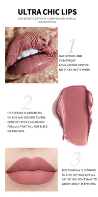 12-Color Waterproof Matte Liquid Lipstick Set