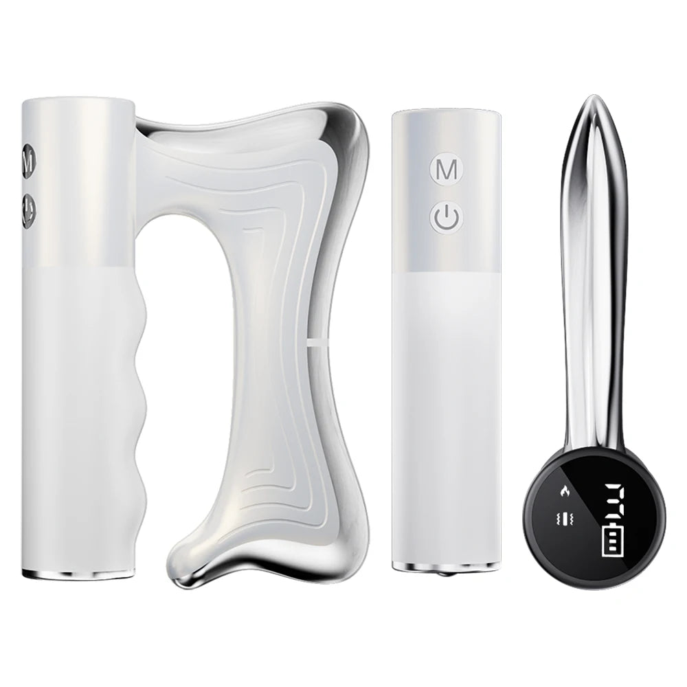 Electric Muscle Scraping & Heated Fascia Massage Tool - 15