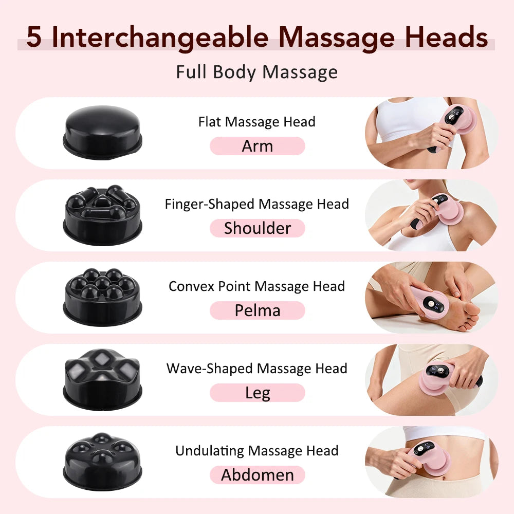 Portable Handheld Body Sculpting & Relaxation Massager - 3