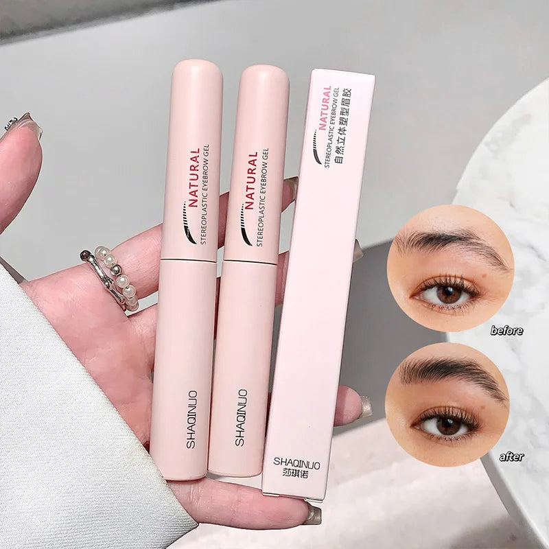 Waterproof 3D Eyebrow Styling Gel for Defined Brows - 4