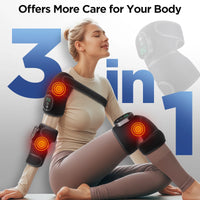 Heated Vibration Massage Brace for Shoulder and Joint Pain