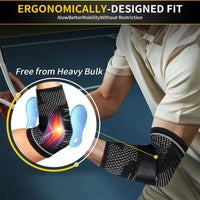Adjustable Elbow Compression Support Brace with Gel Pads