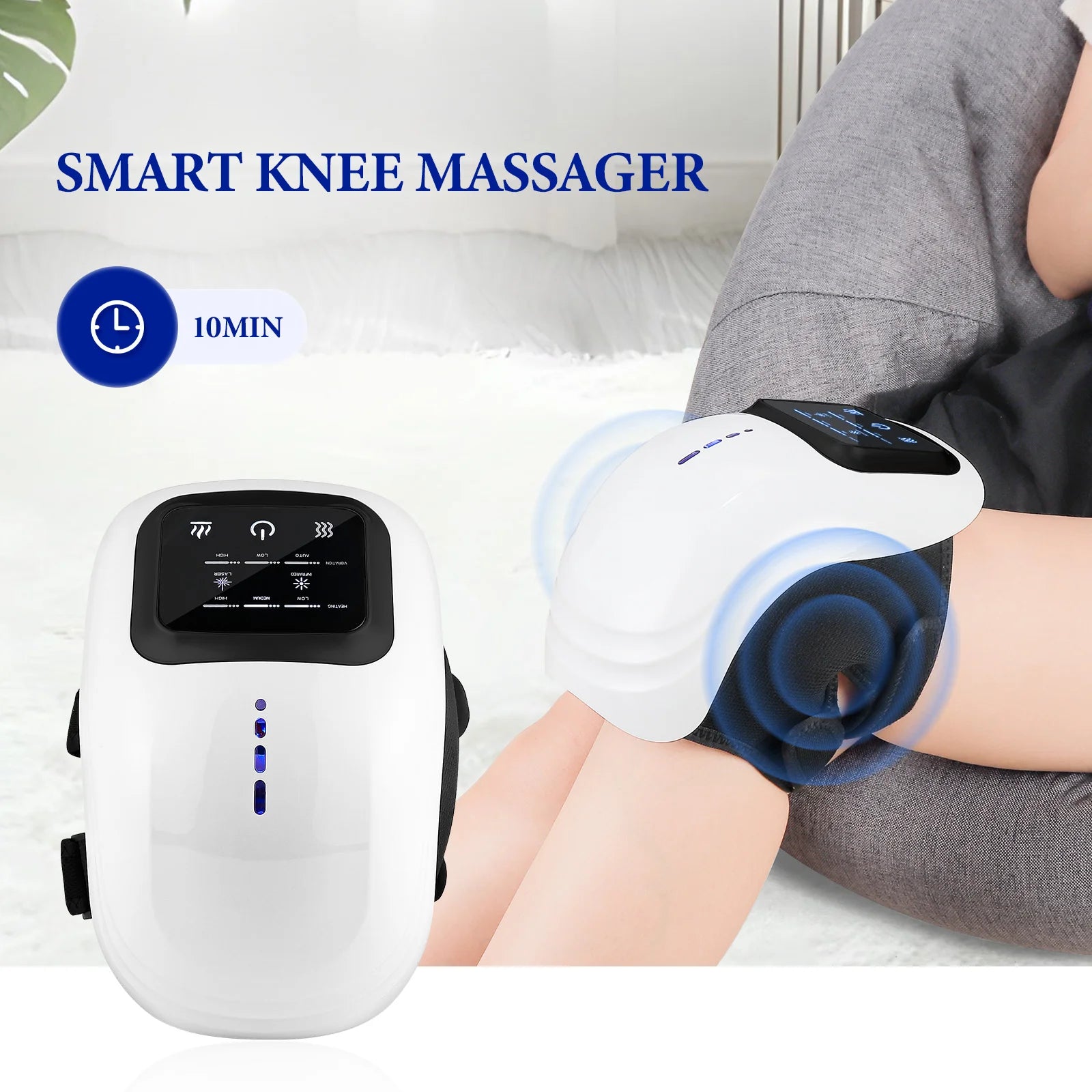 Smart Heated Knee Massager with Vibration Therapy - 7