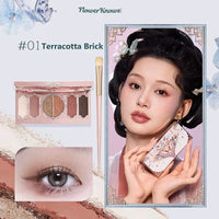 5-Color Pressed Glitter Eyeshadow Palette