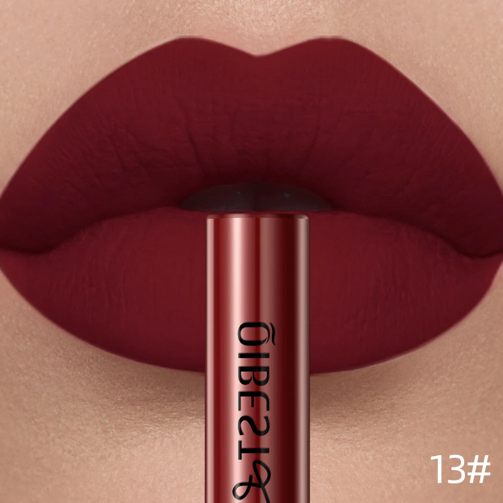 Long-Lasting Waterproof Velvet Matte Liquid Lipstick - 37