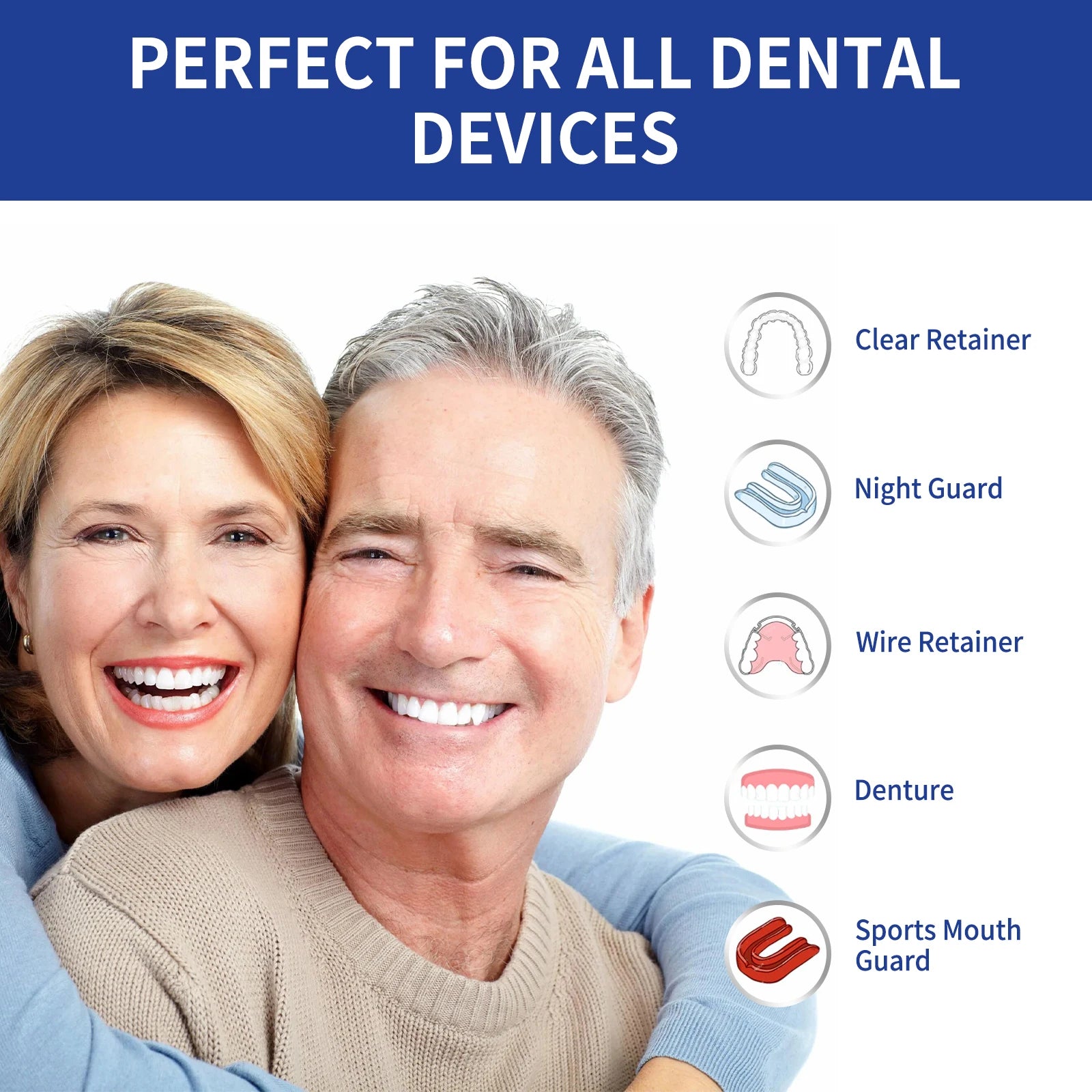 Denture and Retainer Cleaning Tablets (100 Pack) - 3