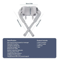 8-Head Deep Tissue Neck and Shoulder Massager