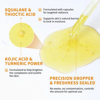Brightening Kojic Acid and Turmeric Face Serum