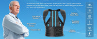 Adjustable Back Brace and Posture Corrector for Pain Relief
