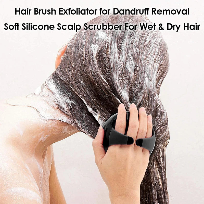 Silicone Scalp Massager and Shampoo Brush for Hair Growth - 13