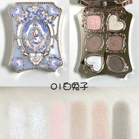 5-Color Shimmer and Matte Eyeshadow Palette
