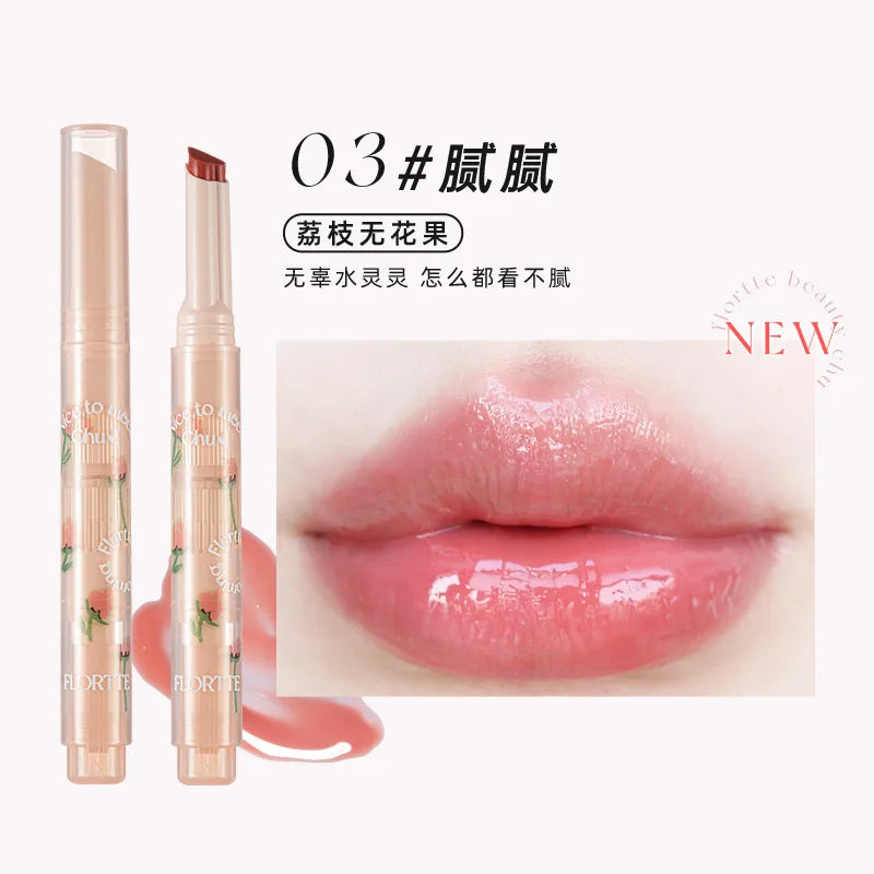 Mirror Shine Heart Shape Moisturizing Lipstick Pencil - 30