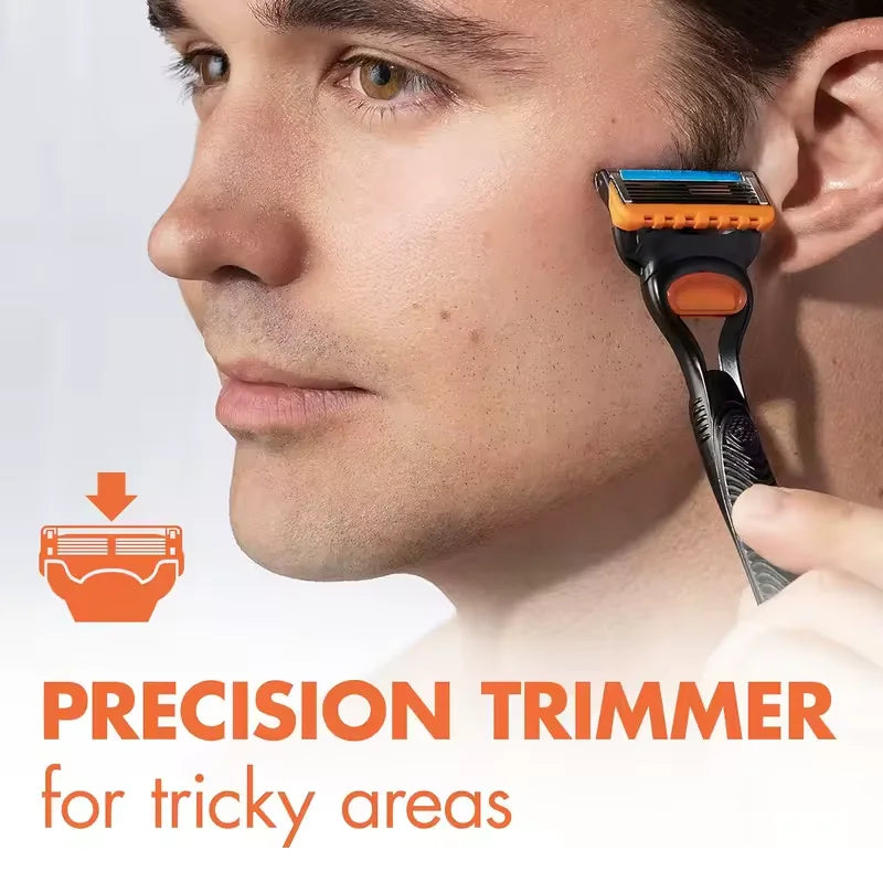 5-Blade Precision Men's Shaver for Smooth Close Shaves - 6