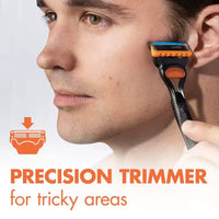5-Blade Precision Men's Shaver for Smooth Close Shaves