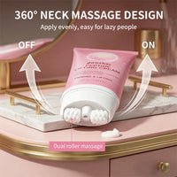 Peptide Neck Firming Cream with Built-in Roller