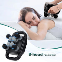 8-Head Deep Tissue Muscle Massage Gun