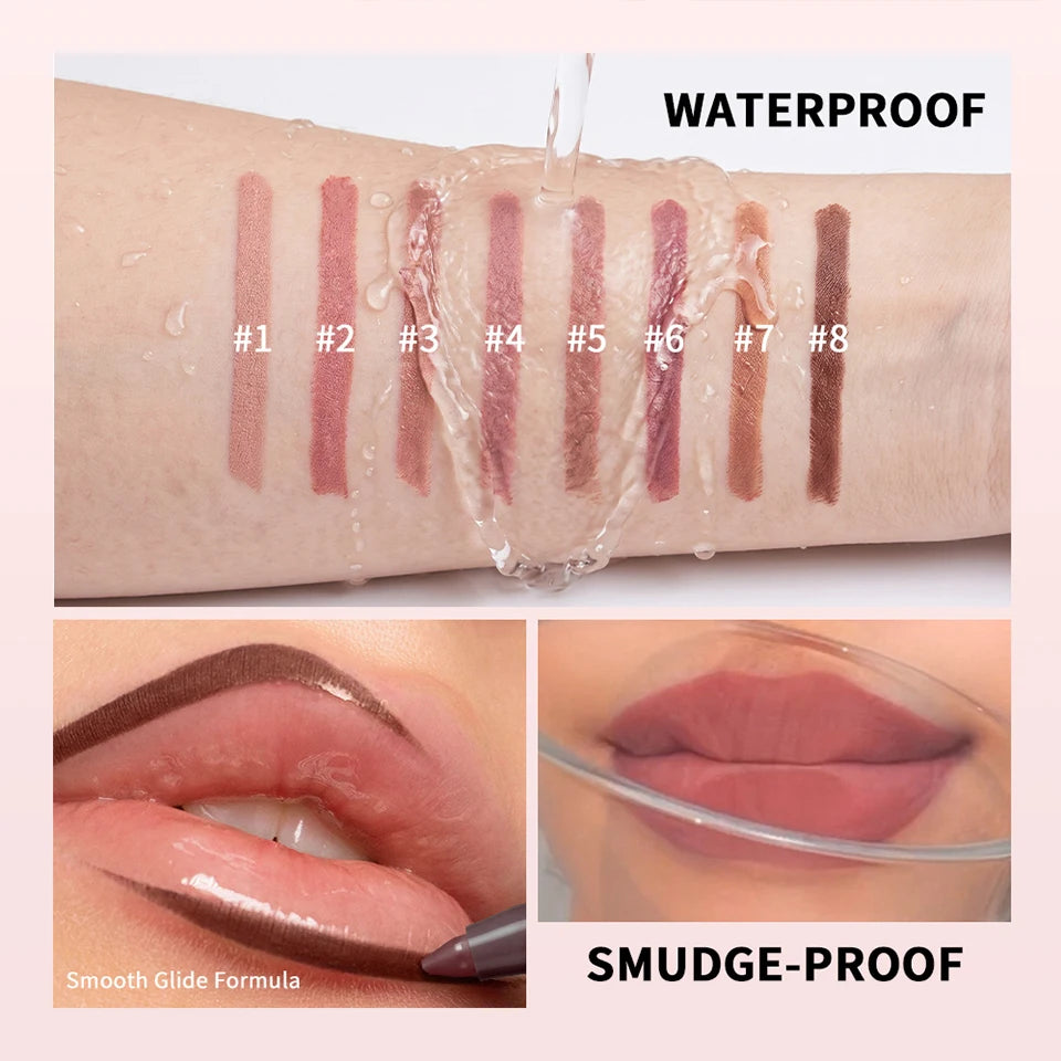 Waterproof Matte Lip Liner Pencil for Long-Lasting Contouring - 14
