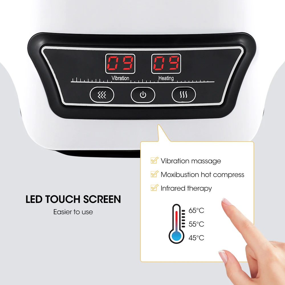 Wireless Heated Knee Massager with Vibration Therapy - 27