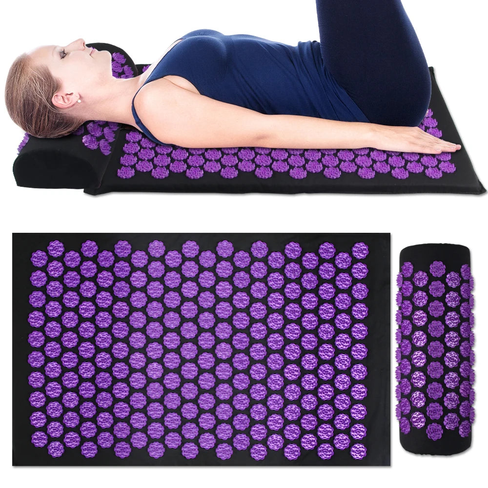 Acupressure Massage Mat and Pillow Set for Pain Relief - 7