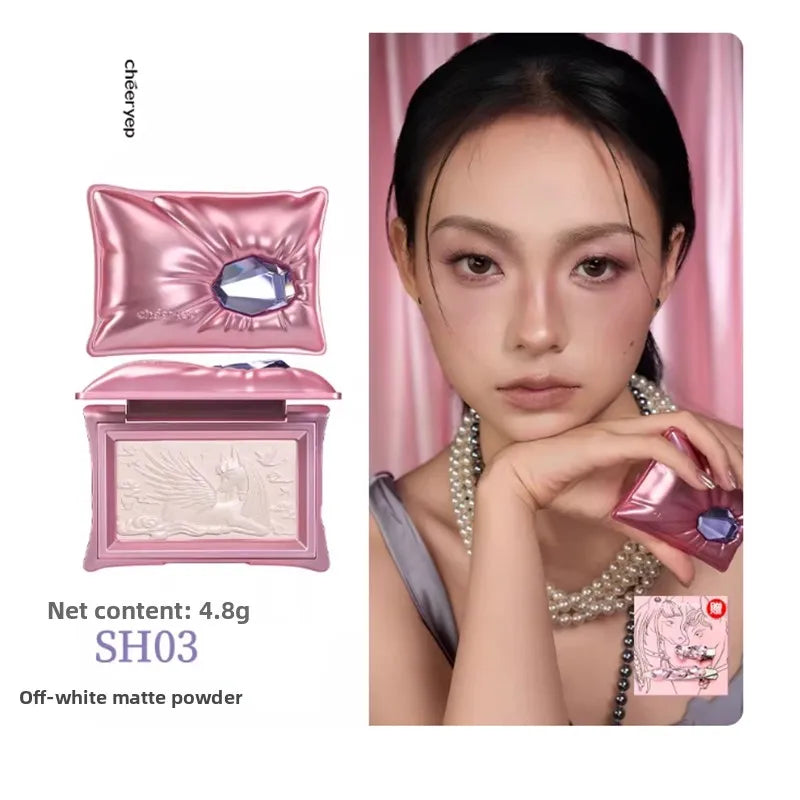 Carved Relief Highlighter and Finishing Face Powder - 14