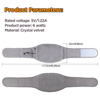 2-in-1 Electric Heated Abdomen and Hand Warming Belt