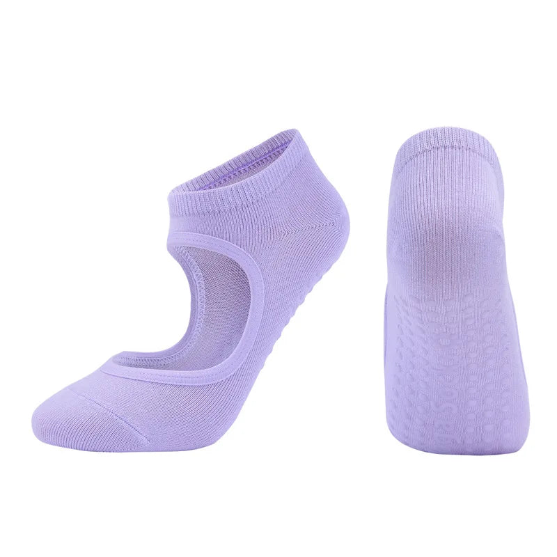 Non-Slip Yoga and Pilates Socks for Women - 12