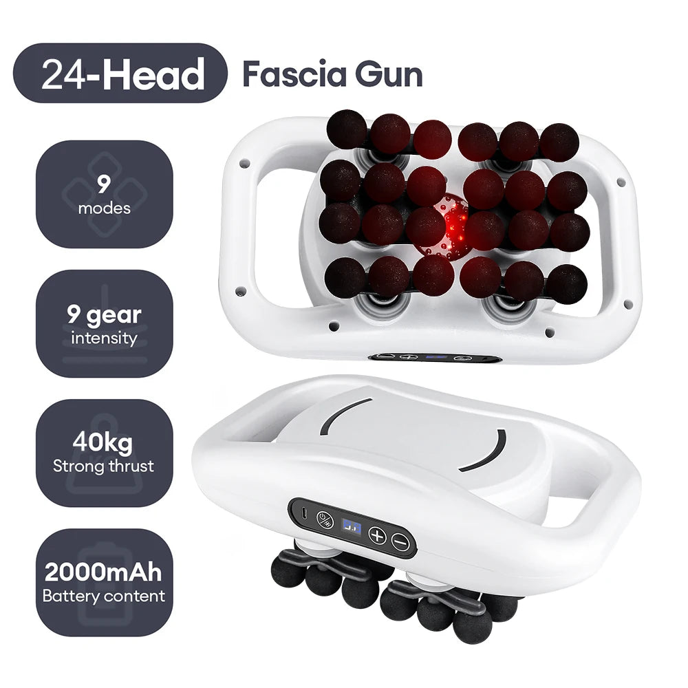 48-Head Deep Tissue Body Massage Gun - 45