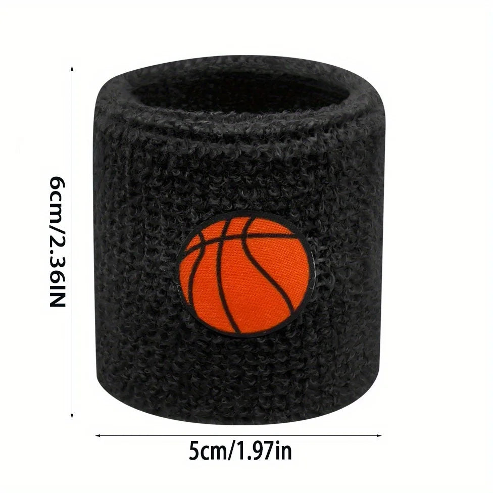 Sports Sweat-Absorbent Wristbands for Basketball and Soccer - 2