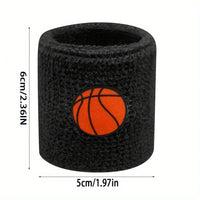 Sports Sweat-Absorbent Wristbands for Basketball and Soccer