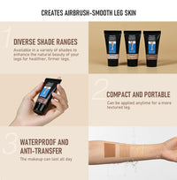 Airbrush Leg Makeup Foundation for Flawless Skin