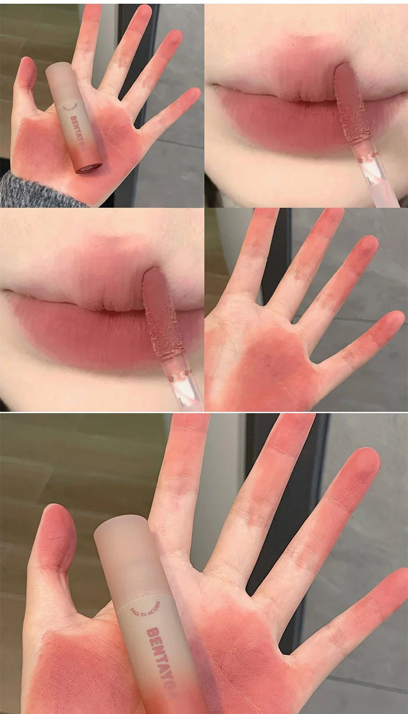 Velvet Matte Lip Mud Tint for Long-Lasting Soft Focus Finish - 11