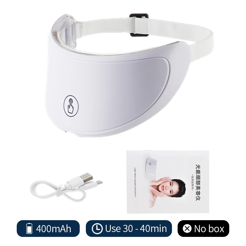 7-Color Photon LED Face and Neck Rejuvenation Mask - 51