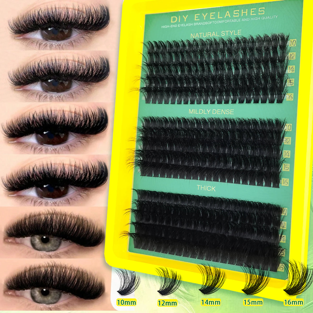 DIY Mega Volume Eyelash Cluster Extension Kit